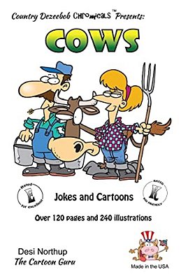 Cows -- Jokes And Cartoons: In Black + White-..