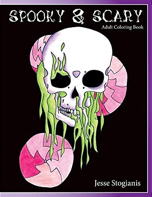 Spooky And Scary Adult Coloring Book: A Creepy And Strang Coloring Book For Stress Relief And Relaxation-..