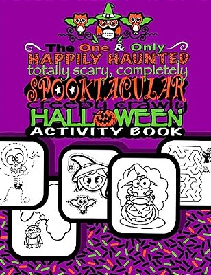 Spooktacular Creepy Crawly Halloween Activity Book (Halloween Gifts For Kids): Halloween Activty Book For Children; Halloween Doodle Book With Prompts,-..
