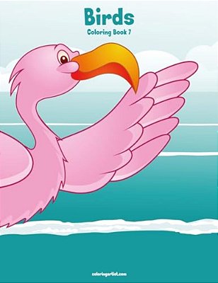 Birds Coloring Book 7-..