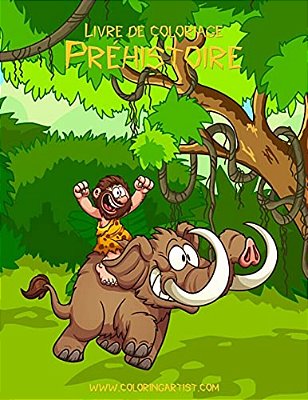 Livre De Coloriage Préhistoire 1-..