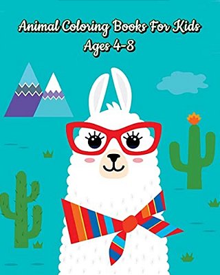 Animal Coloring Books For Kids Ages 4-8-..
