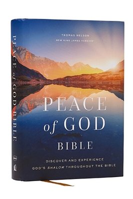 Peace Of God Bible: Discover And Experience God's Shalom Throughout The Bible (Nkjv, Hardcover, Red Letter, Comfort Print)-..