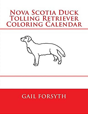 Nova Scotia Duck Tolling Retriever Coloring Calendar-..