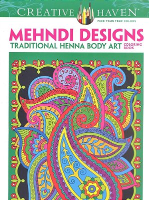 Mehndi Designs - Creative Haven Coloring Books-..