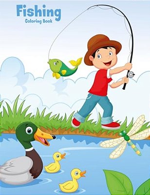 Fishing Coloring Book 1-..