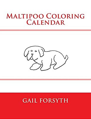 Maltipoo Coloring Calendar-..