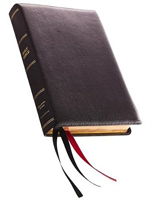 Kjv, Reference Bible, Giant Print, Premium Leather, Black, Sterling Edition, Comfort Print-..
