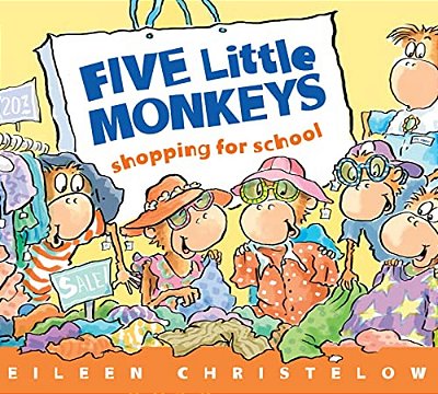 Five Little Monkeys Shopping For School-..