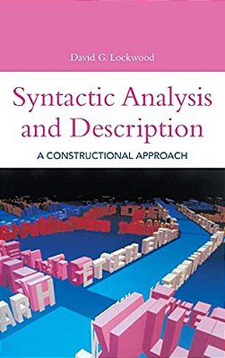 Syntactic Analysis And Description-..