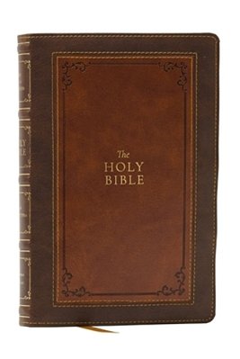 1611 Kjv With Apocrypha, Brown Leathersoft: Holy Bible-..
