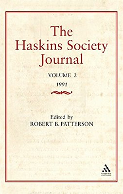 Haskins Society Journal Studies In Medieval History-..