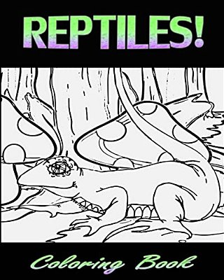 Reptiles! (Coloring Book)-..