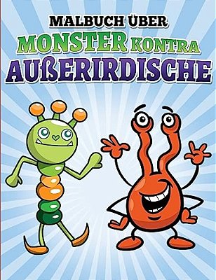 Malbuch Über Roboter Kontra Außerirdische-..