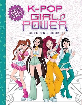 K-Pop Girl Power Coloring Book-..