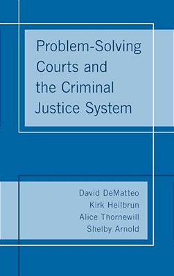Problem-Solving Courts And The Criminal Justice System-..