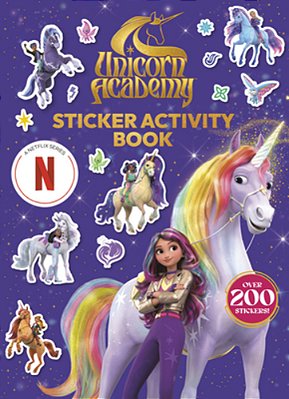 Unicorn Academy Sticker Activity Book-..