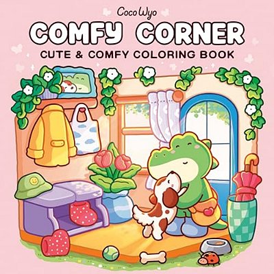 Comfy Corner: Coloring Book For Adults And Kids-..