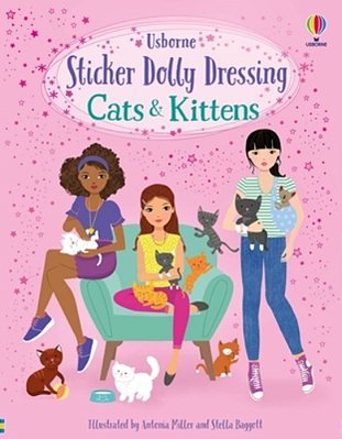 Sticker Dolly Dressing Cats And Kittens-..