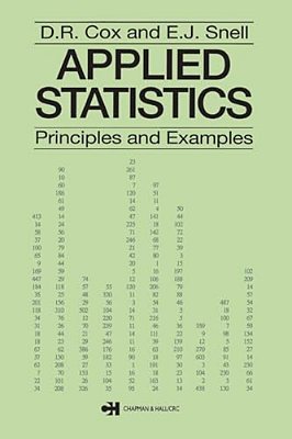 Applied Statistics - Principles And Examples-..