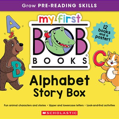 My First Bob Books - Alphabet Story Collection Bind-Up Phonics, Letter Sounds, Ages 3 And Up, Pre-k (Reading Readiness)-..