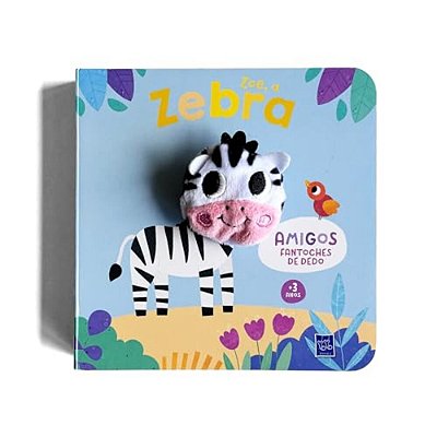 Amigos Fantoches De Dedo - Zoe, A Zebra