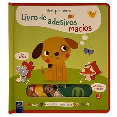 Meu Primeiro Livro De Adesivos Macios - Animais