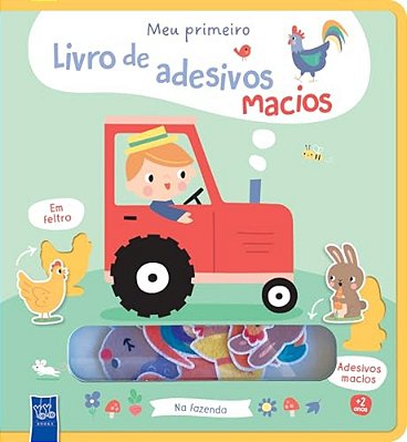 Meu Primeiro Livro De Adesivos Macios - Na Fazenda