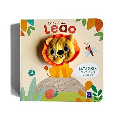 Amigos Fantoches De Dedo - Lex, O Leao