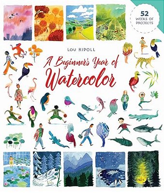 A Beginner's Year Of Watercolor-..