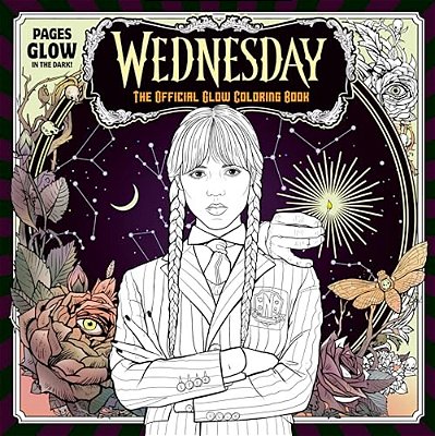 Wednesday Official Glow Coloring Book-..