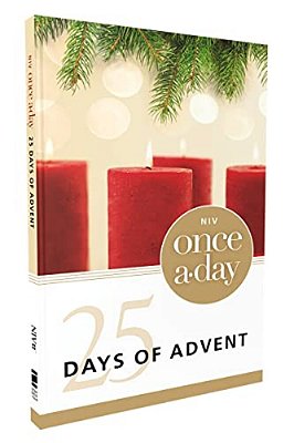 Niv, Once-A-day 25 Days Of Advent Devotional, Paperback-..