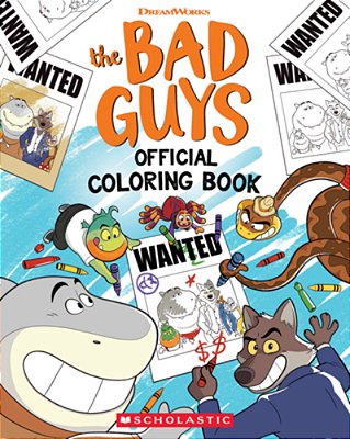 Bad Guys Coloring Book-..