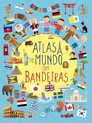 Atlas Do Mundo Com Bandeiras