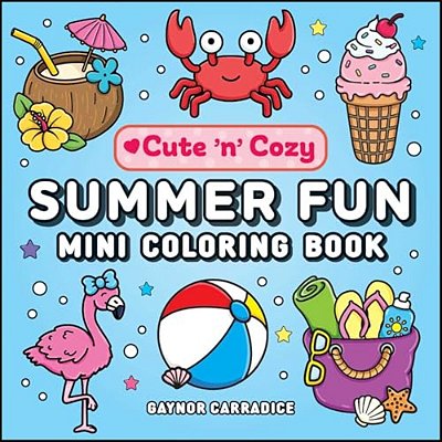 Summer Fun Mini Coloring Book-..