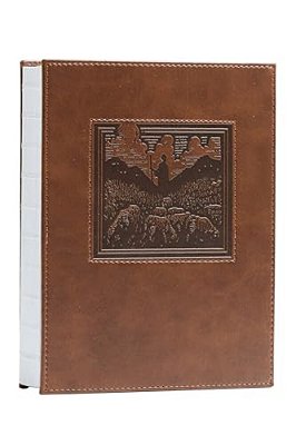 Nkjv New Testament, Tracing Edition: Engaging The Scripture Word By Word (Brown Leathersoft Over Board)-..