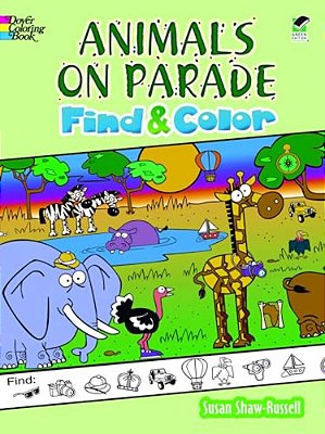 Animals On Parade Find And Color-..