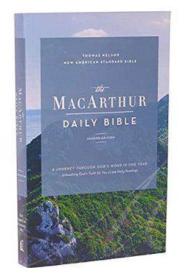 Nasb, Macarthur Daily Bible, 2ND Edition, Paperback, 1995 Text, Comfort Print-..