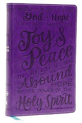 Nkjv, Holy Bible For Kids, Verse Art Cover Collection, Leathersoft, Purple, Comfort Print: Holy Bible, New King James Version-..