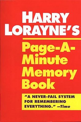 Harry Lorayne's Page-A-minute Memory Book-..