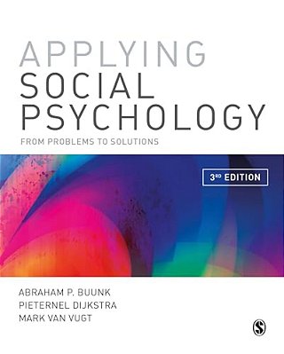 Applying Social Psychology: From Problems To Solutions-..