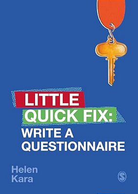 Write A Questionnaire: Little Quick Fix-..