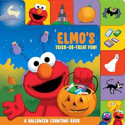 Elmo's Trick-Or-treat Fun!: A Halloween Counting Book (Sesame Street)-..