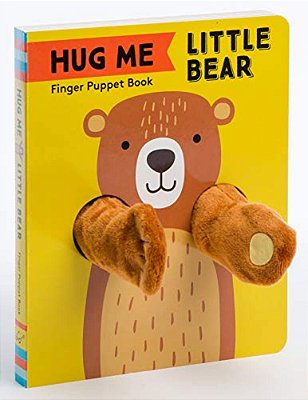 Hug Me Little Bear: Finger Puppet Book: (Baby's First Book, Animal Books For Toddlers, Interactive Books For Toddlers)-..