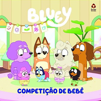 Bluey Livro De Historia - Competicao De Bebe
