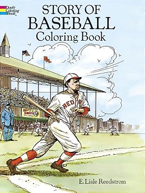 Story Of Baseball Coloring Book-..