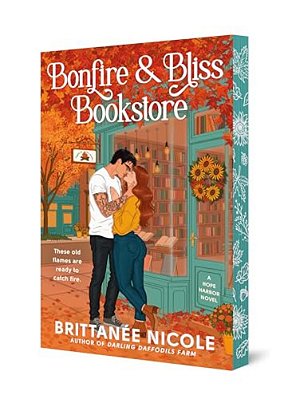 Bonfire And Bliss Bookstore (A Hope Harbor Novel): A Cozy Fall Romance-..