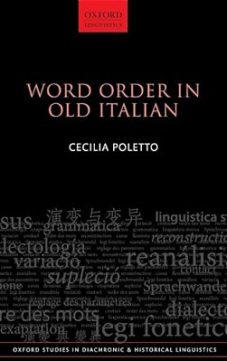 Word Order In Old Italian-..