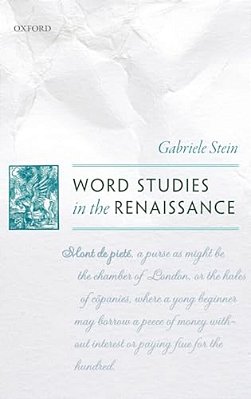 Word Studies In The Renaissance-..