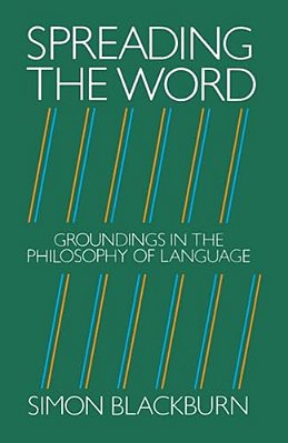 Spreading The Word: Groundings In The Philosophy Of Language-..